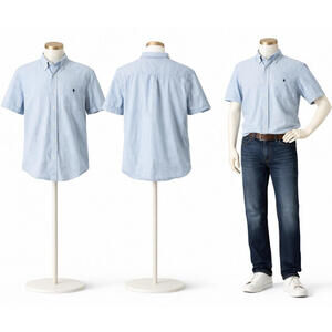 U.S. Polo Assn. Men’s XL Blue Short Sleeve Button Down Shirt Cotton Casual